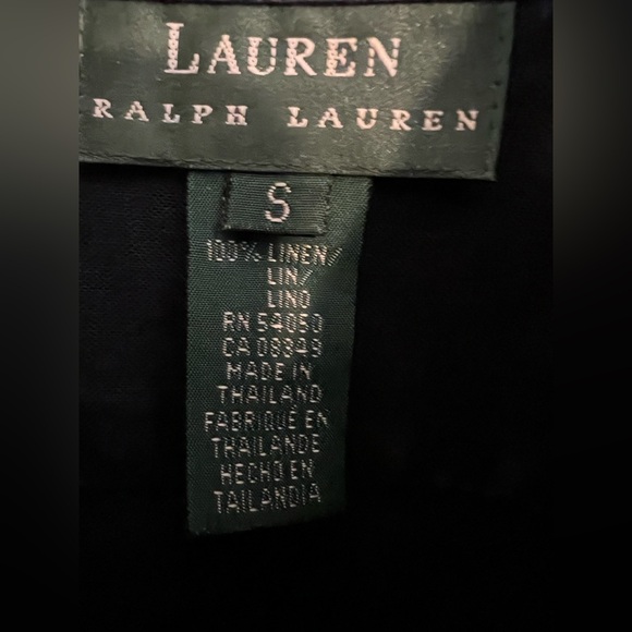 Lauren Ralph Lauren 100% Linen Button Down - Picture 4 of 5